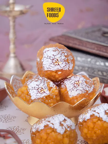 My Motichoor Laddoos are made fresh with pure ingredients, giving them that authentic 'ghar jaisi mithaas'. They are perfect for any pooja, festival, or when you just want to treat your family to something special.