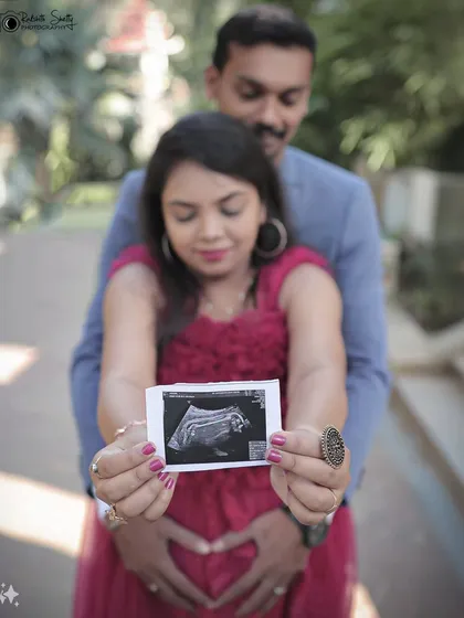 Sharing the very first picture of your little one. I love incorporating ultrasound photos into couple maternity sessions to capture this profound moment of anticipation.