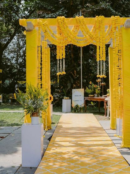 Decor by Aditya - Event Design & Decoration Vibrant Haldi & Mehendi Ceremonies photo 96