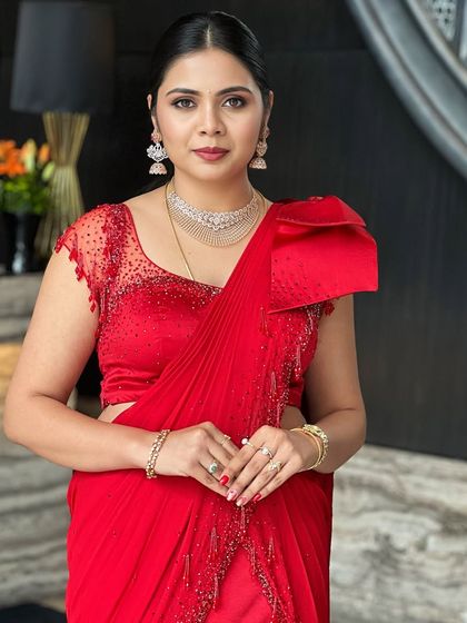 Shwetha Mahadev - Bridal Makeup Artistry Modern Reception & Sangeet Glam photo 43