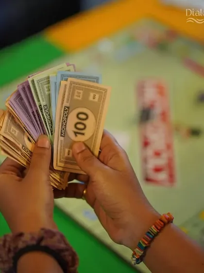 Winning at Monopoly requires patience and strategy. While I can't guarantee a win, I can promise a great time with good food and a fun atmosphere to accompany your game.
