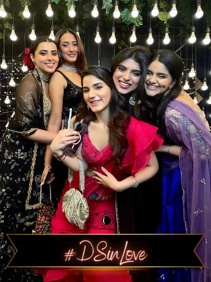 The ultimate girls' night out at a wedding celebration. Our booth is where the party's at.