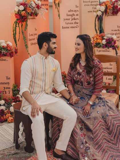 Boho-Chic Haldi: Terracotta Tales photo 9