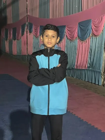 Ayush Kumar, focused and ready for his national-level debut. We instill confidence and a winning mindset in our fighters from day one.