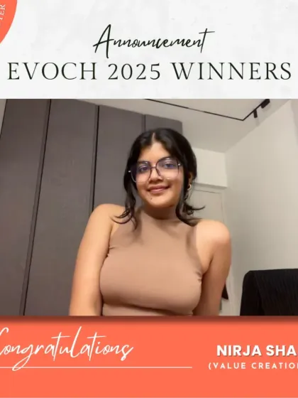 Celebrating the EVOCH Award winner for Value Creation from Mumbai.