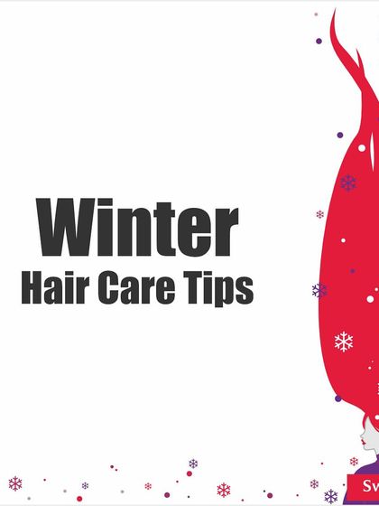This is the cover for my winter hair care tips series. The cold, dry weather requires a special routine to keep your hair healthy and hydrated.