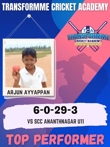 Transform Cricket Academy - Junior Cricket Coaching Program Star Performers: Celebrating Individual Excellence photo 117