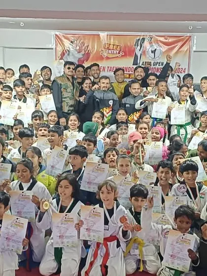 A group photo of all the participants and winners at the 1st ATSA Open Women Taekwondo Championship. It was a great success.