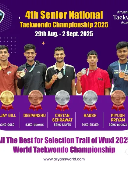 The strength of our family is clear at the Senior National Taekwondo Championship. We brought home Gold, Silver, and Bronze medals, proving the depth of talent at our academy.