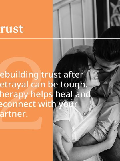 Rebuilding trust after a betrayal can be tough. Therapy provides a structured, supportive environment to help you heal and reconnect with your partner.