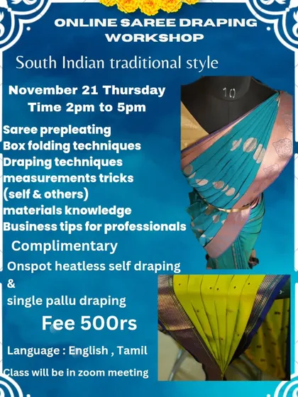 This workshop was taught in both English and Tamil, making it accessible to a wider audience.