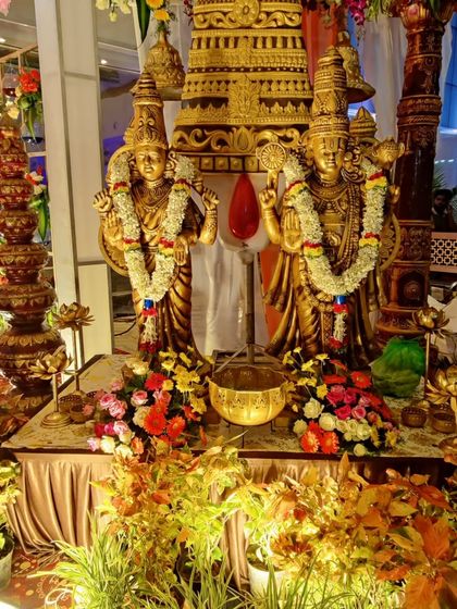 Rushi Events - Event Decoration & Styling Traditional Muhurtham Mandaps photo 9