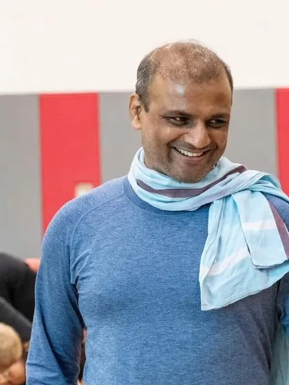 In memory of our Guru, Sharath Jois. His presence and teachings inspired us all to practice. We will always remember him.