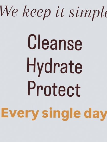 My philosophy is simple and I practice it every single day. A consistent routine of cleansing, hydrating, and protecting your skin is more effective than any trend.