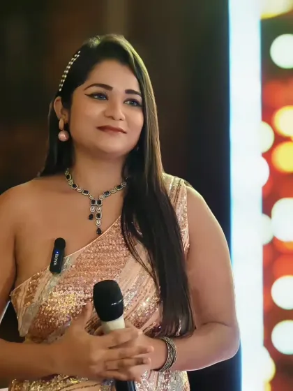 A close-up shot from the 45th-anniversary Sangeet. I love interacting with the couple and their family, sharing their stories and making them feel celebrated on their special day.