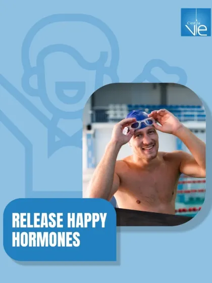 The physical act of swimming is proven to release happy hormones like endorphins and serotonin. That post-swim smile is a genuine reflection of a healthier, happier mind.
