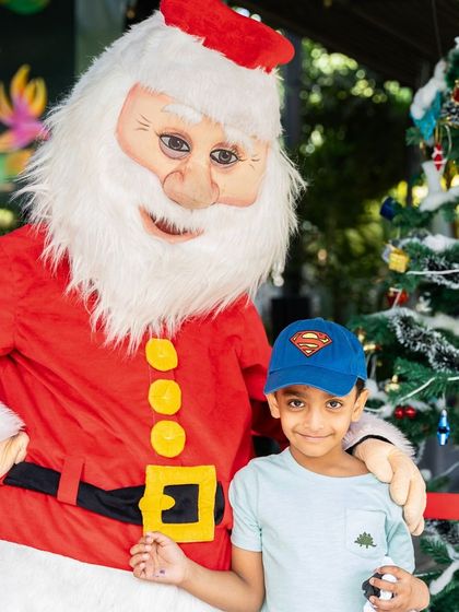 The pure joy on a child's face meeting Santa is priceless. I love hosting events that create these magical moments for families.