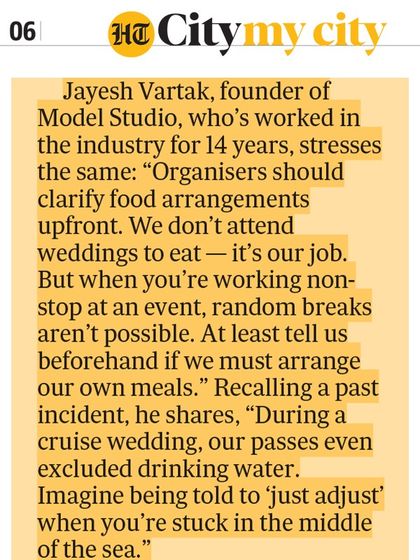 A close-up of the HT City article. This reinforces our professional commitment and the real-world experience we bring to every event we cover.