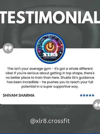 Shivam Sharma's feedback shows that this isn't an average gym. It's a place for people serious about getting in top shape with a supportive coach.