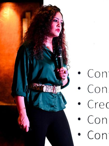 Highlighting my '5 C's of Visibility' framework. This structured approach helps professionals understand the essential components of building a strong and memorable personal brand.