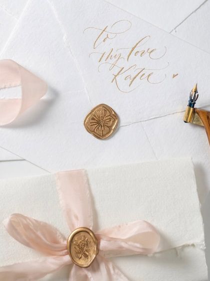 In art, there is one thing that counts: the thing you can't explain. This piece of calligraphy, with its delicate flourishes and wax seal, is one of those pieces for me. It just feels right.