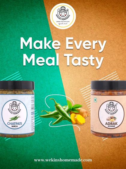 Make every meal tasty with our homemade Chatpati Mirch and Adrak Achaars, made from the finest ingredients.