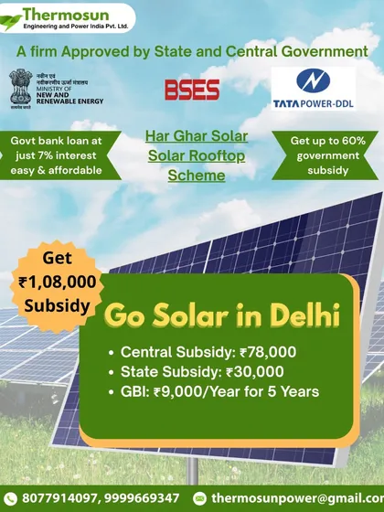 Getting a government subsidy for your solar plant is easier than you think. We handle all the paperwork to ensure you get the maximum financial benefits, including central and state subsidies.