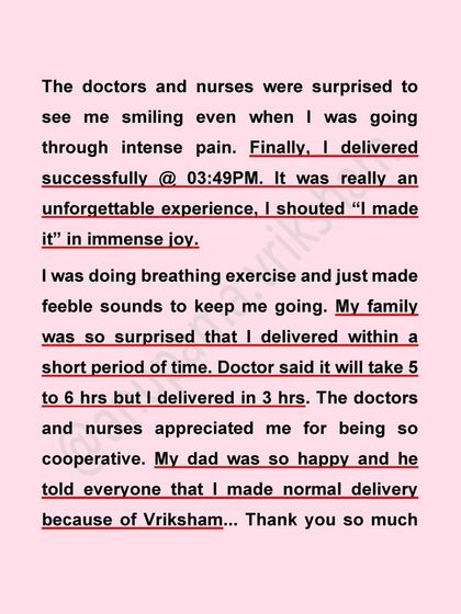 "The doctors and nurses were surprised to see me smiling even when I was going through intense pain." This is the power of knowing how to manage labor with breathing and a positive mindset.