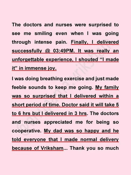 "The doctors and nurses were surprised to see me smiling even when I was going through intense pain." This is the power of knowing how to manage labor with breathing and a positive mindset.