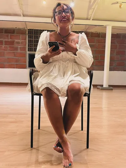 An artist sharing a personal and emotional piece at Uncut. This platform is a space for vulnerability, connection, and authentic expression.