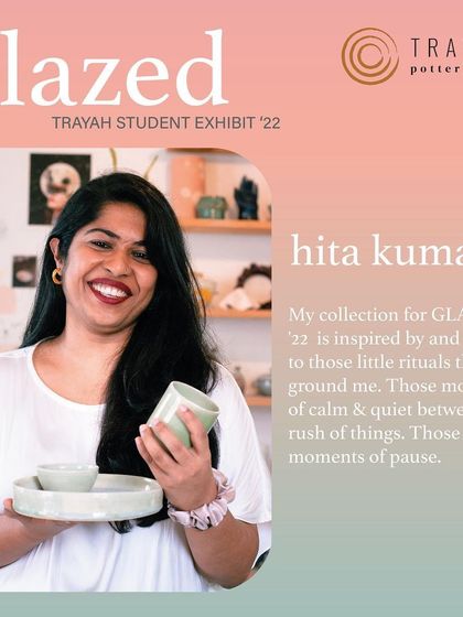 Meet Hita Kumar, one of our GLAZED '22 artists. Her collection was inspired by the small, quiet rituals that ground us in our daily lives.