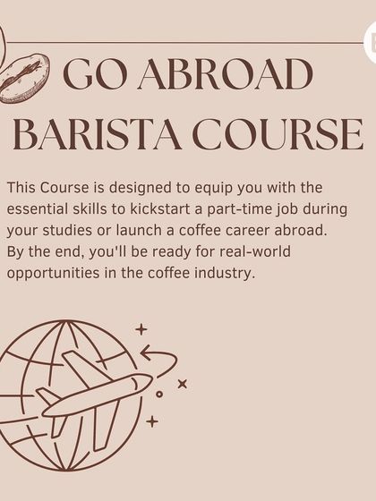 An overview of our Go Abroad Barista Course. We designed this program to equip you with the practical skills needed to find work in the coffee industry while you study or travel.