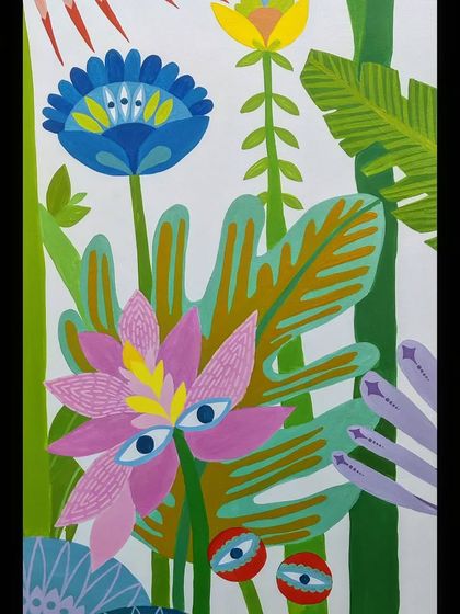 Reshma Shetty - Custom Wall Murals Lush Tropical Murals photo 12