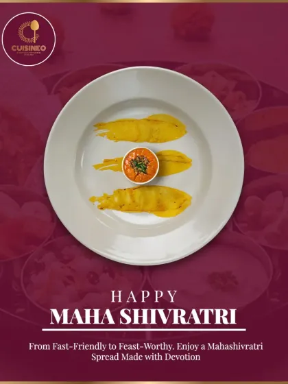 From fast-friendly to feast-worthy. Our Maha Shivratri special menu is crafted with devotion to keep your spirits high.