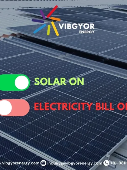 Turn your solar on and your electricity bill off. This image visualizes the ultimate goal for many of our clients: achieving near-zero grid electricity costs and taking full control of their energy future.