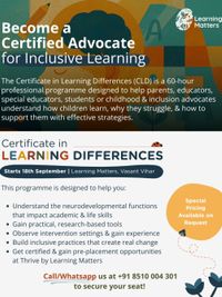 Professional Development for Educators & Parents