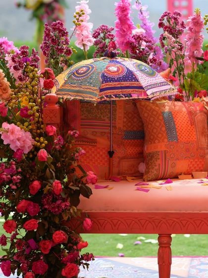 Vibrant Haldi & Mehendi Celebrations photo 72