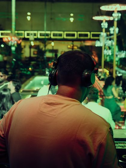 The view from behind the decks at Hoot's stunning outdoor space.