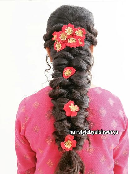 Aishwarya D E - Special Occasion Makeup and Styling Signature Hairstyles: Braids & Updos photo 4