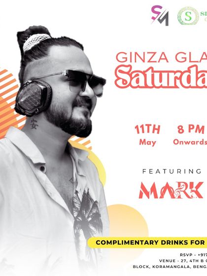 Another Ginza Glam Saturday poster, showing the consistency of my events.