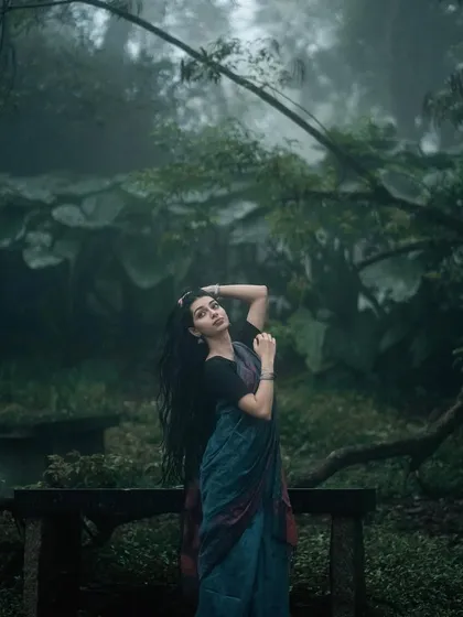 Another atmospheric shot from the monsoon series. I love how the fog creates a natural canvas for storytelling.