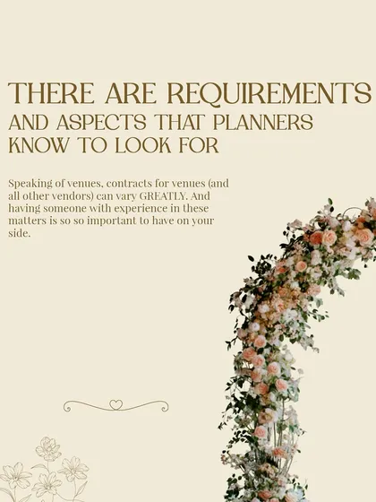 I know what to look for in venue contracts and vendor agreements. Having someone with experience in these matters on your side is crucial to protect your interests and avoid potential issues.