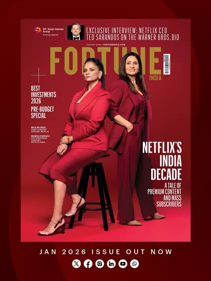 Styling the incredible leaders of Netflix India for the cover of Fortune India was a career highlight. I chose powerful, monochromatic red pantsuits to reflect their strength and the bold impact they've made on the industry. This is what power dressing looks like.
