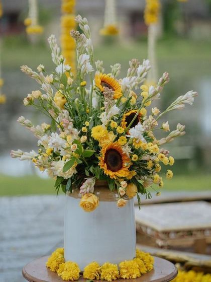 Decor by Aditya - Event Design & Decoration Vibrant Haldi & Mehendi Ceremonies photo 67