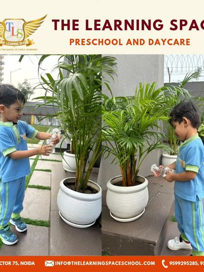 On World Environmental Health Day, our little explorers learned to care for our planet by watering plants, a simple act that teaches great responsibility.