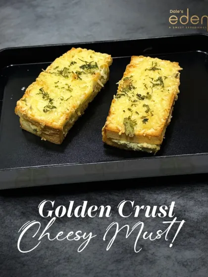 Behold the golden crust cheesy must. This is my take on the ultimate comfort food, a perfectly toasted bread with a generous layer of melted cheese and herbs. It’s simple, satisfying, and absolutely irresistible.