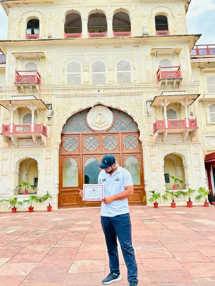 This is my certification from the Netaji Subhas National Institute of Sports (NIS), Patiala. I am a professionally certified coach, and I take your fitness goals as seriously as I take my own training. This is my profession, not a hobby.