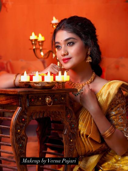 Veena Pujari - Bridal Makeup and Hairstyling Celebrations & Festive Glam photo 15