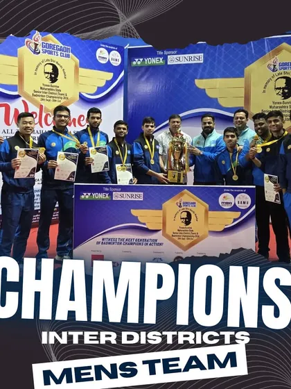 Our Men's Team celebrating their championship victory at the Late Nandu Natekar Maharashtra State & Inter-Districts, bringing the title back to Thane after a seven-year wait.