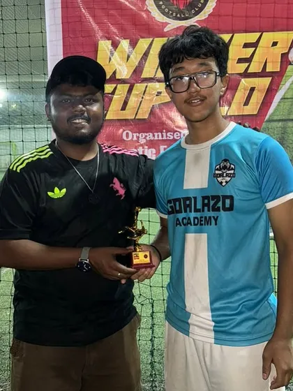 Another well deserved individual award for one of our U-15 players at the Winter Cup, recognizing his contribution to the team's success.